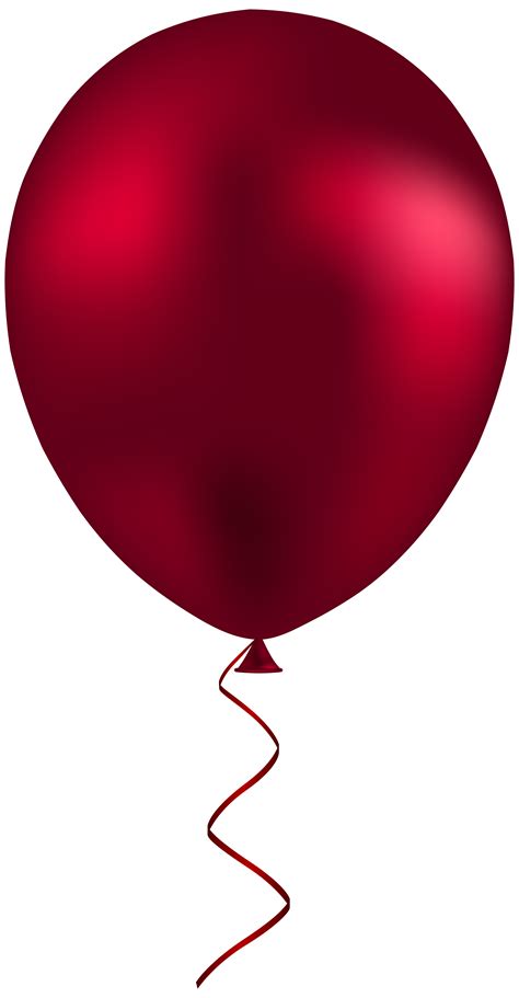 Red Balloon PNG Clip Art - Best WEB Clipart