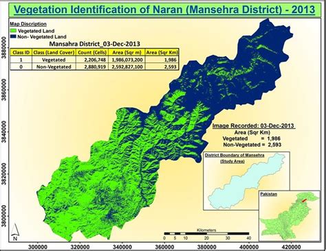 Classified map of District Mansehra obtained using Landsat-8 satellite... | Download Scientific ...