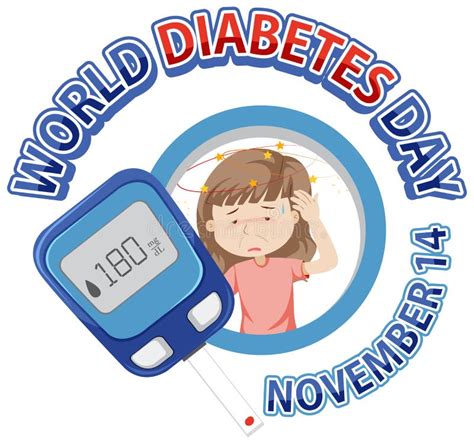 World Diabetes Day Logo Design Stock Vector - Illustration of eps10 ...