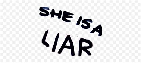 Stickerart Stickers Liar Sheisaliar Lies Liars Lie - Calligraphy Emoji,Liar Emoji - free ...