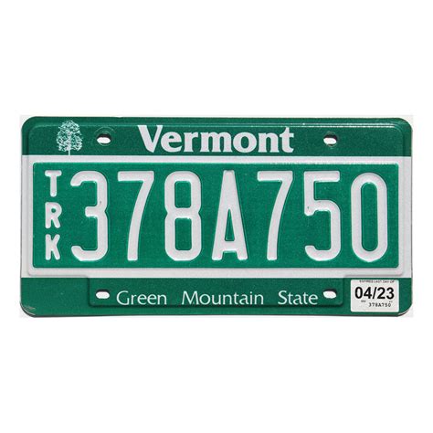 2023 Vermont Truck #378A750 | Green Mountain License Plates