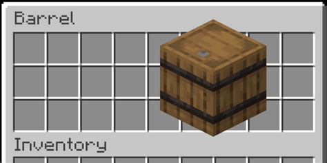 Minecraft: How to Make a Barrel