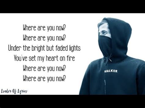 Faded lyrics alan walker - lindatrade