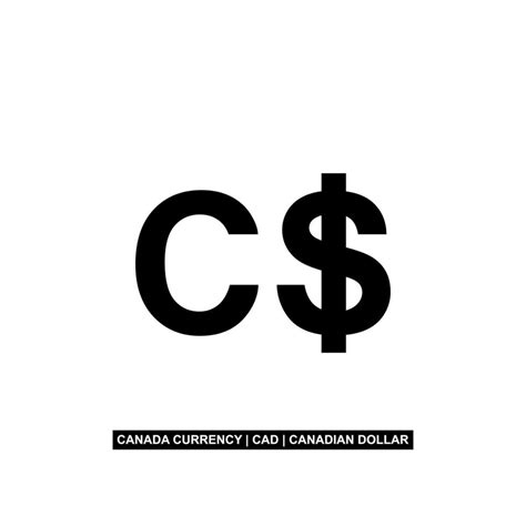 Canada Currency, CAD, Canadian Dollar Icon Symbol. Vector Illustration 11880978 Vector Art at ...