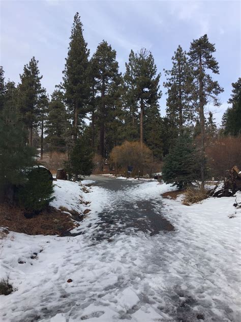 Southern California Green Valley Lake Snow without Crowds