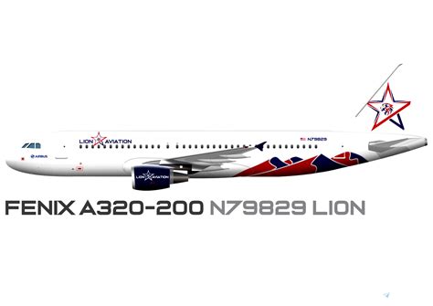 Lion Aviation Fenix A320 Liveries for Microsoft Flight Simulator | MSFS