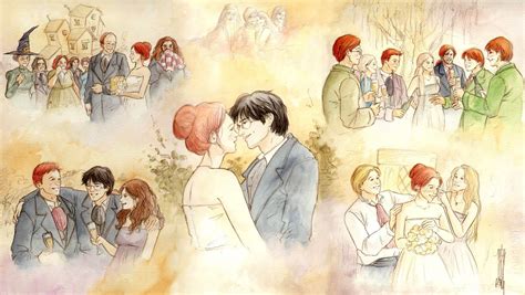 Harry And Ginny Fan Art Wedding