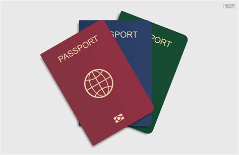 Passports on white background. Vector. 1840608 Vector Art at Vecteezy