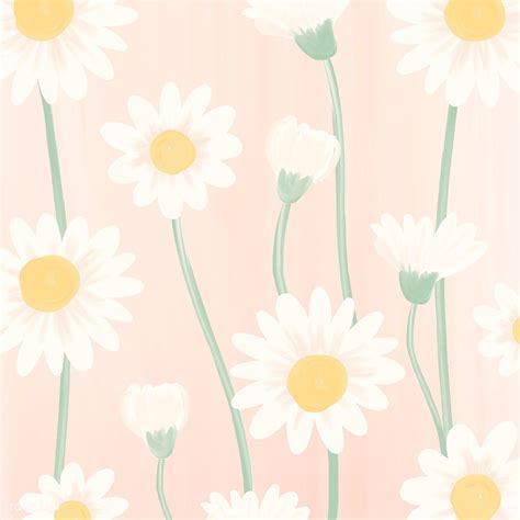 Cartoon Daisy Wallpaper