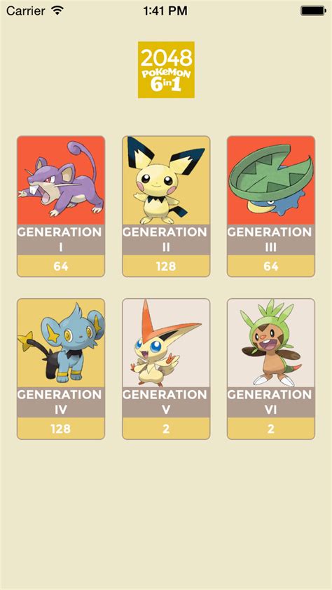 2048 Pokemon All Generations | iPhone & iPad Game Reviews | AppSpy.com