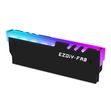 Buy EZDIY-FAB ARGB DDR Memory RAM Cooler,RGB DDR Heatsink(Compatible with ASUS Aura Sync ...