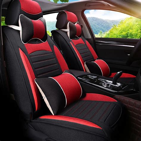 SCOTABC New Luxury Leather Car Seat Covers for Land Rover Range Rover ...