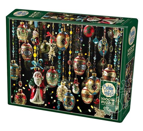 Cobble Hill Christmas Ornaments Puzzle 1000pcs - Puzzles Canada