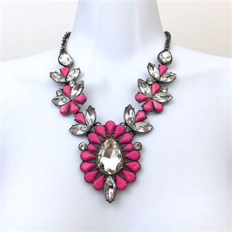 Multi color statement necklace designs