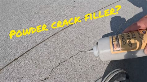 Easy way to fill cracks in concrete using ConSandtrate! - YouTube