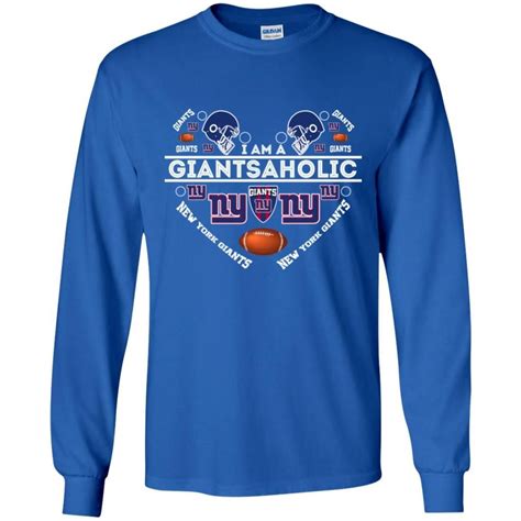 I Am A Giantsaholic New York Giants T Shirts Best Funny Store | Teevimy