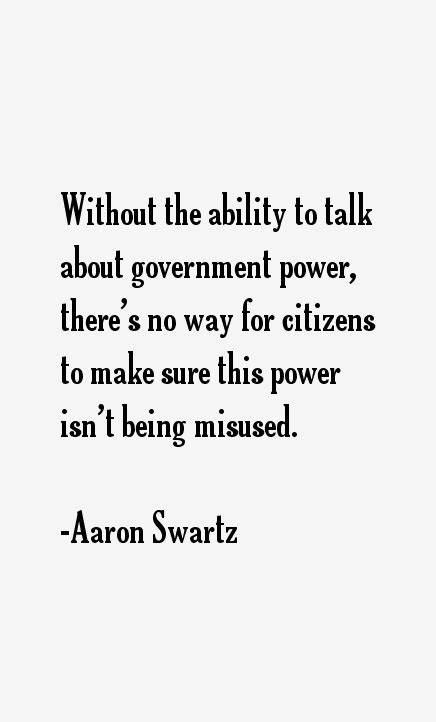 Aaron Swartz Quotes & Sayings