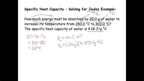 Equation For Heat Energy Absorbed - Tessshebaylo