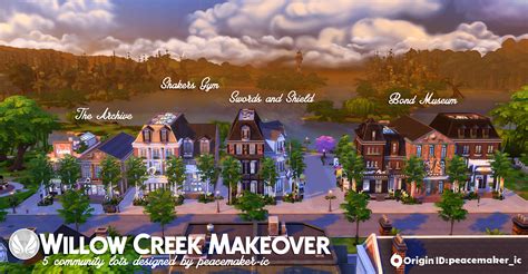 Simsational Designs: Willow Creek Makeover - Community Lots