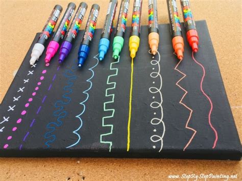 Using Paint Pens On Canvas - Step By Step Painting With Tracie Kiernan