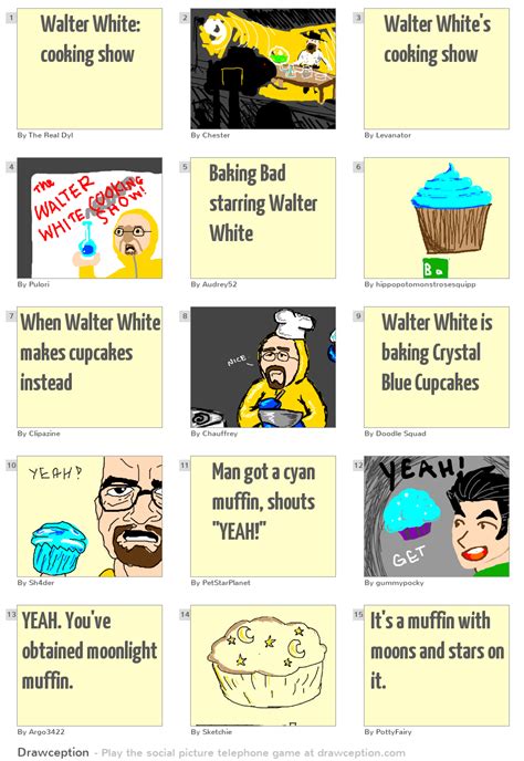 Walter White: cooking show - Drawception