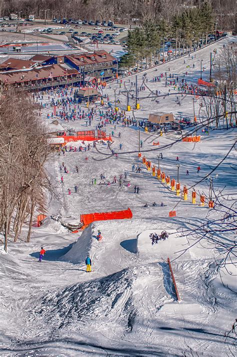 Appalachian Mountain Ski Resort Near Blowing Rock Photograph by Alex Grichenko | Fine Art America