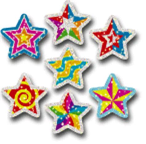 Pretty Glitter Star Stickers