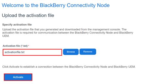 Installing BlackBerry Connectivity Node for UEM Cloud