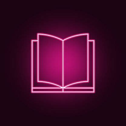 Neon Book Icon for IOS14