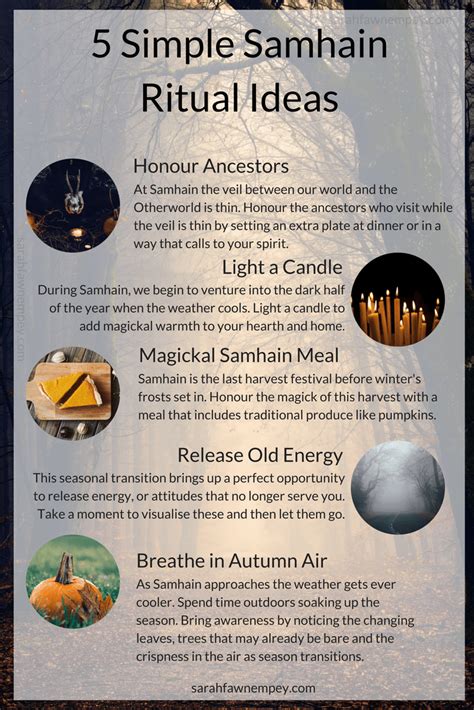 5 Simple Samhain Ritual Ideas | Samhain ritual, Samhain, Wiccan sabbats