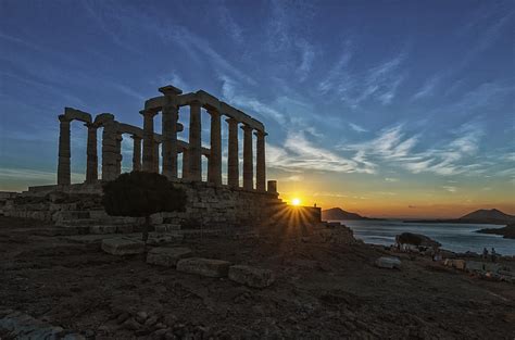 Temple of Poseidon - Cape Sounio Photograph by Kostas Pasvantis - Fine Art America