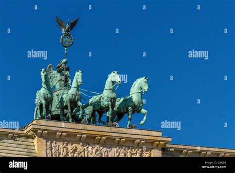 The Brandenburg Gate quadriga Stock Photo - Alamy