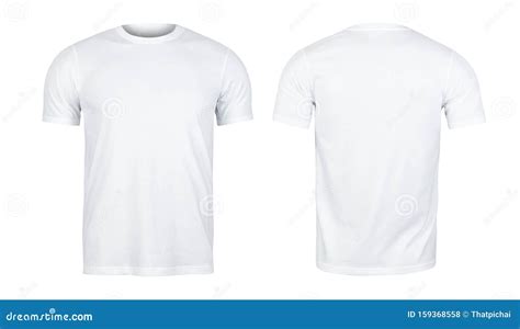 White T Shirt Template Front And Back