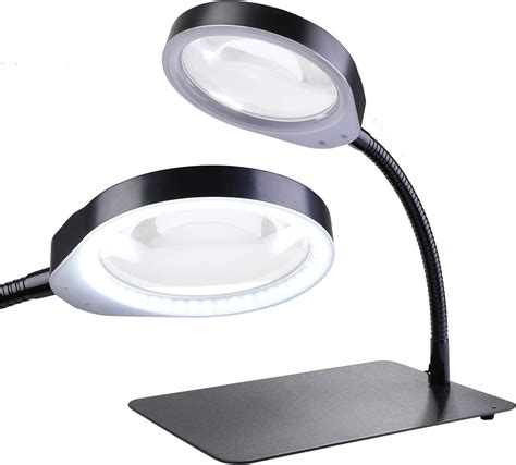 Top 10 Large Reading Magnifier Led Lighted Desktop Lamp - Home Previews