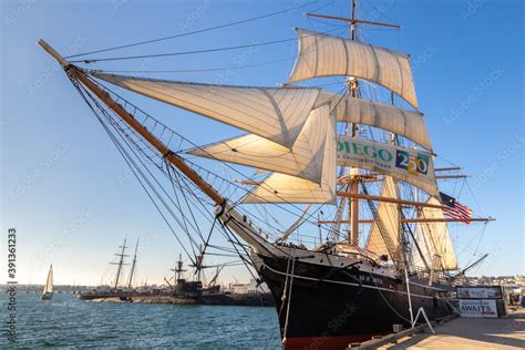 Star of India Sailing ship in San Diego Stock Photo | Adobe Stock