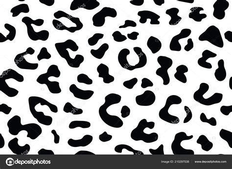 Leopard seamless pattern. White and black seamless. Animal print. Vector background Stock Vector ...