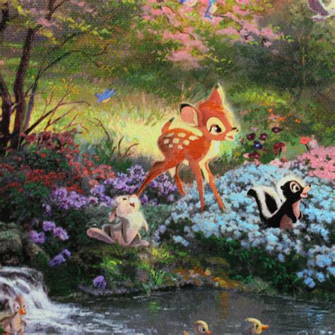 Bambi "Bambi's First Year" (Disney) Wrapped Canvas Art Print – Collector's Outpost