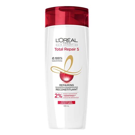 Amazon.com : L'Oréal Paris Hair Expertise Total Repair 5 Shampoo, 591 ...