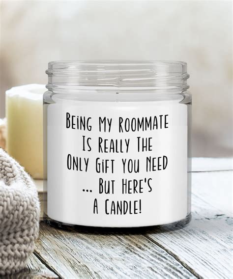 Roommate Candle Funny Roommate Gifts Roommate Gifts for - Etsy