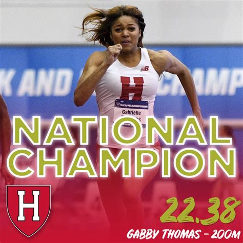 Gabby Thomas Track : Gabby Thomas overcomes poor start to NCAA championships ... - Thomas was ...