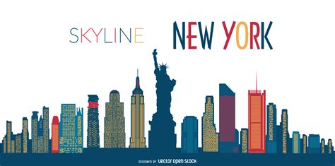 New York City Skyline Silhouette - ClipArt Best