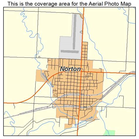 Aerial Photography Map of Norton, KS Kansas