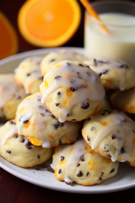 Orange Chocolate Chip Ricotta Cookies - That Oven Feelin