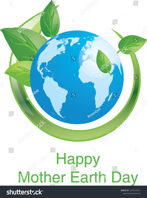 Happy Mother Earth Day Stock Vector (Royalty Free) 1310972921 | Shutterstock