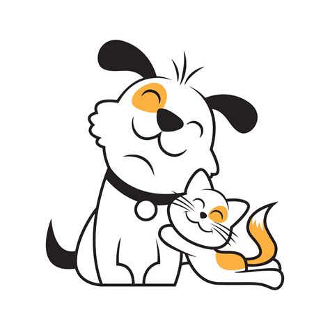 Dog and Cat Logo Vector 5484283 Vector Art at Vecteezy