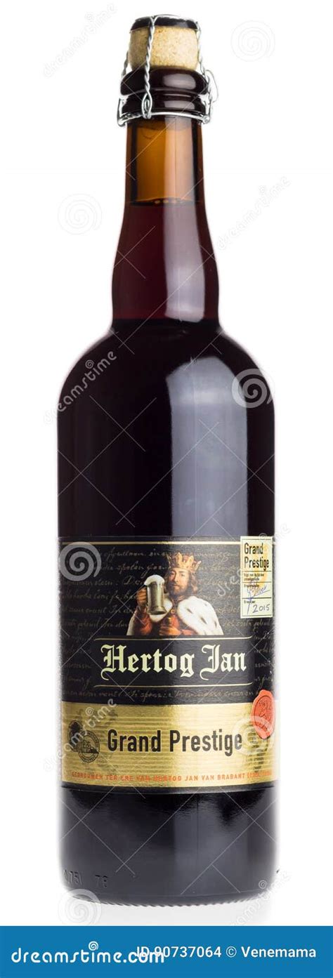 Large Bottle of Dutch Hertog Jan Grand Prestige Beer Editorial Stock Image - Image of beverage ...