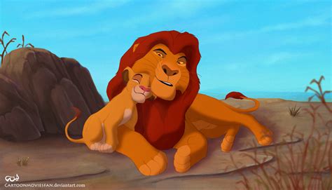 Mufasa and Simba - Hug Day! by Cartoonmoviesfan on DeviantArt