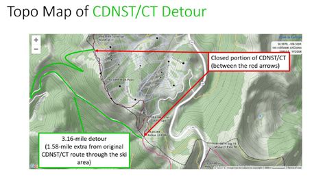 July 1 - July 14 2021 Monarch Ski Area Detour - Colorado Trail Foundation