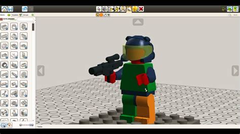 Creating a minifigure with LEGO Digital Designer 4.3 - YouTube