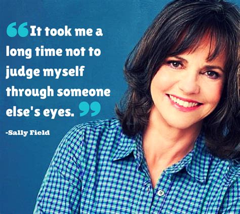 a woman smiling with a blue background and a quote from salty ronald on her face